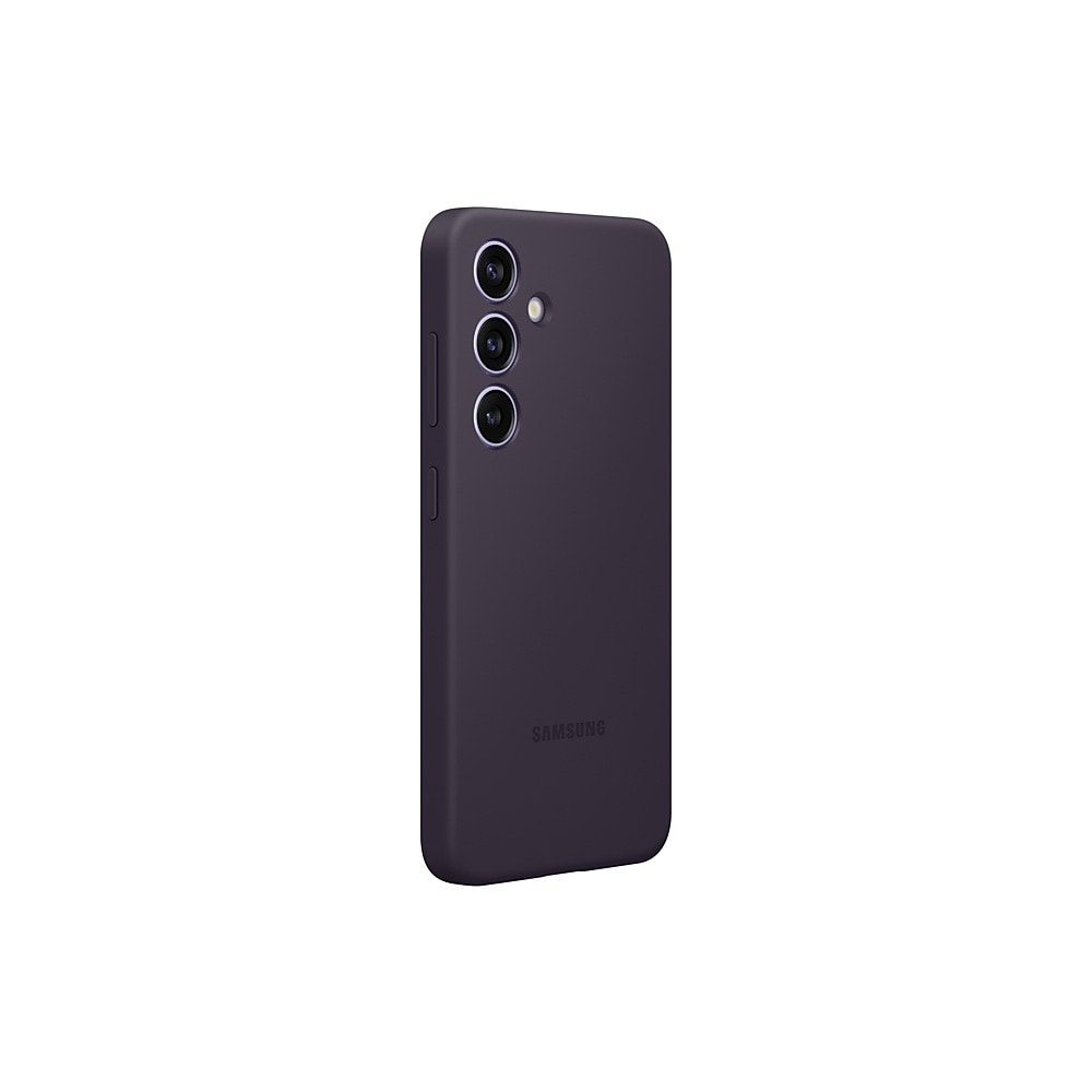 Samsung Silicone Case Galaxy S24:lle - Tumman violetti