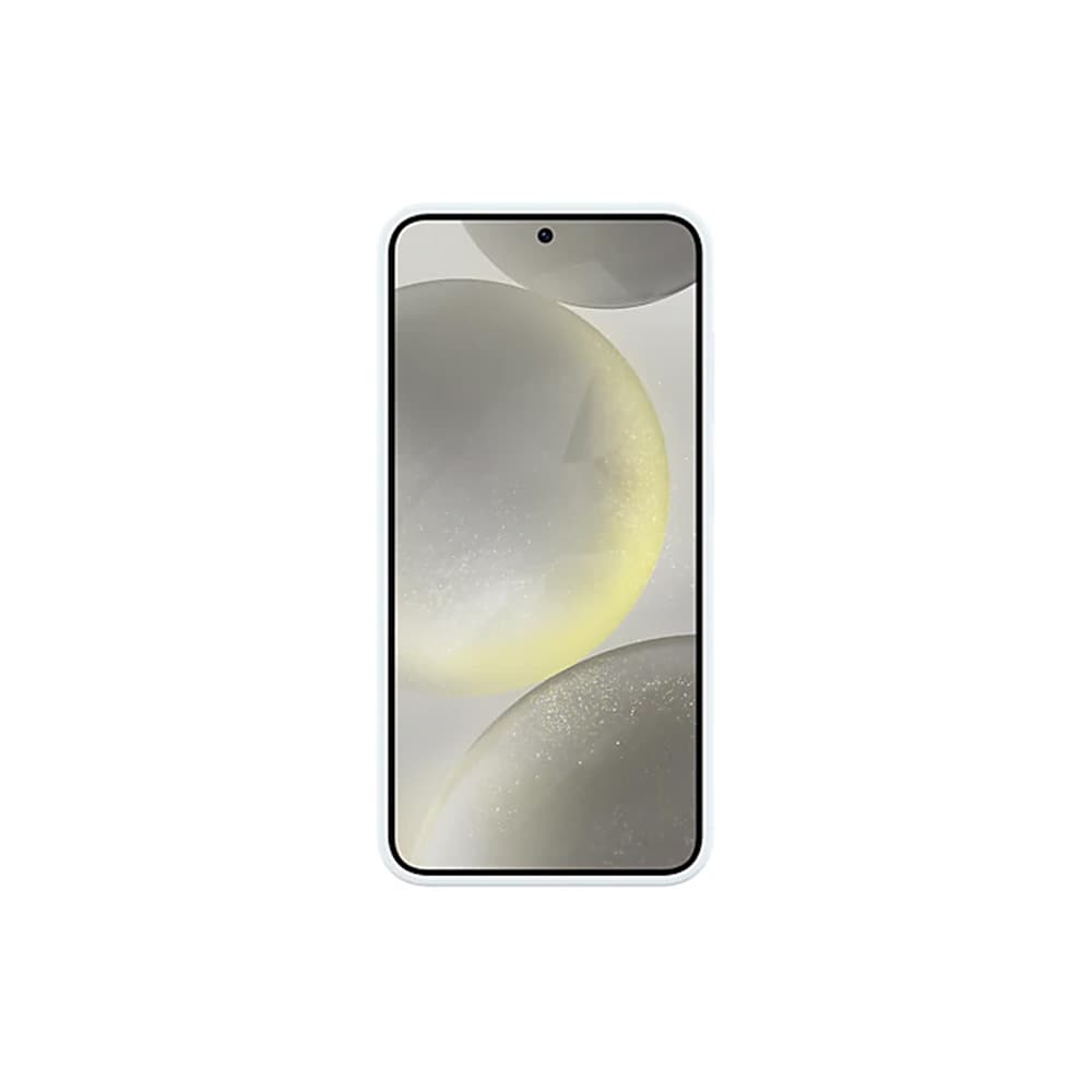 Samsung Silicone Case Galaxy S24:lle - Valkoinen