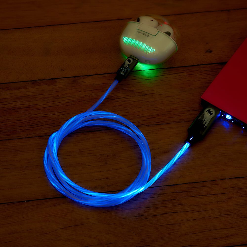 Batman USB-kaapeli USB - USB-C Light-Up 1,2m