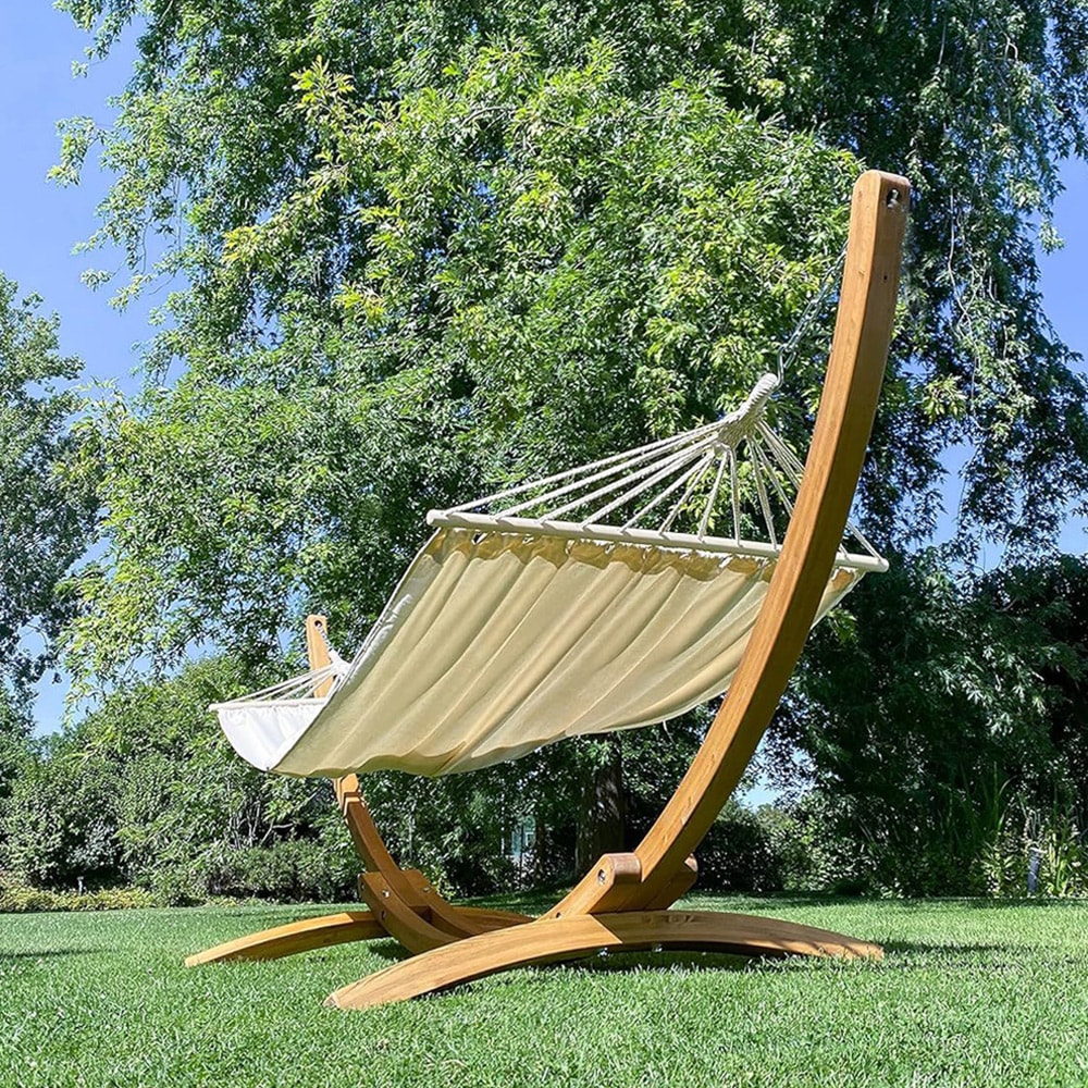 Riippumatto puutelineellä / riippumatto puurungolla 320×118×120 cm