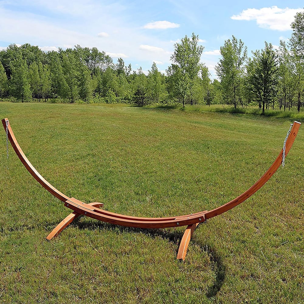 Riippumatto puutelineellä / riippumatto puurungolla 320×118×120 cm