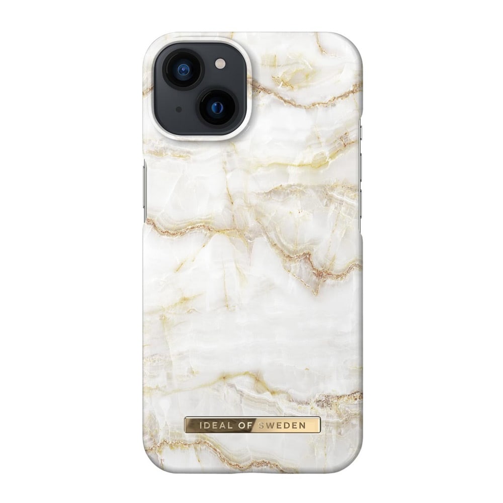 iDeal of Sweden Fashion Case iPhone 13 - Golden Pearl Marble