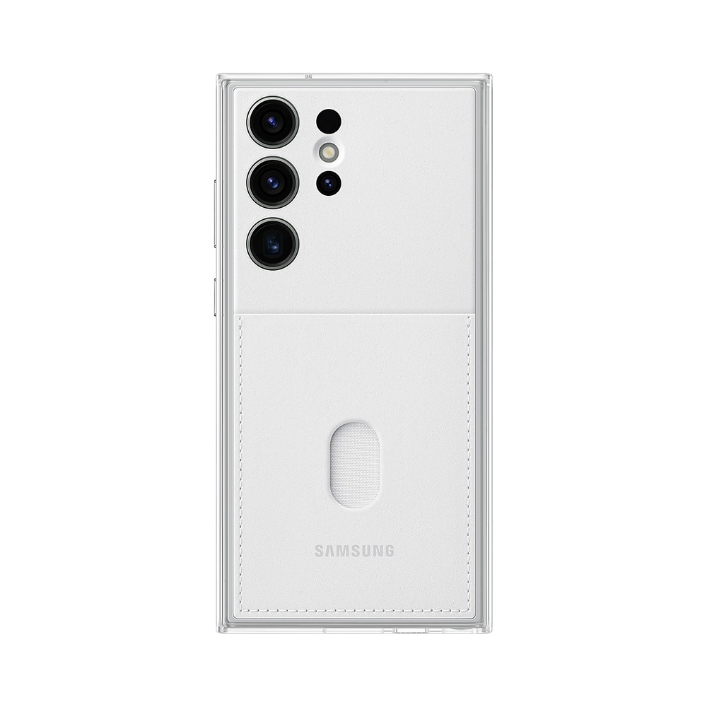 Samsung Frame Case Galaxy S23 Ultralle - valkoinen