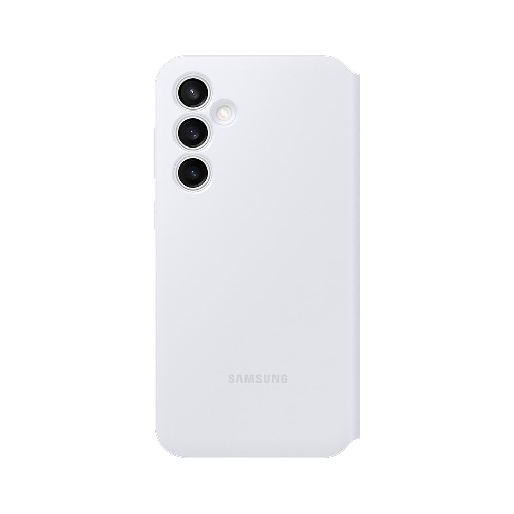 Samsung Smart View Wallet Case Galaxy S23 FE:lle - valkoinen