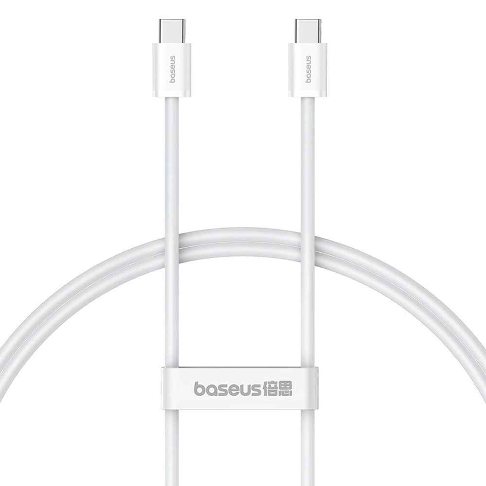 Baseus Superior Series ll USB-C-kaapeli 30W 480Mb/s 1m - valkoinen