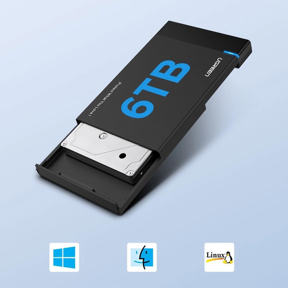 Ugreen kovalevykotelo 2.5 '' SATA USB 3.2 Gen 1 5 Gbps