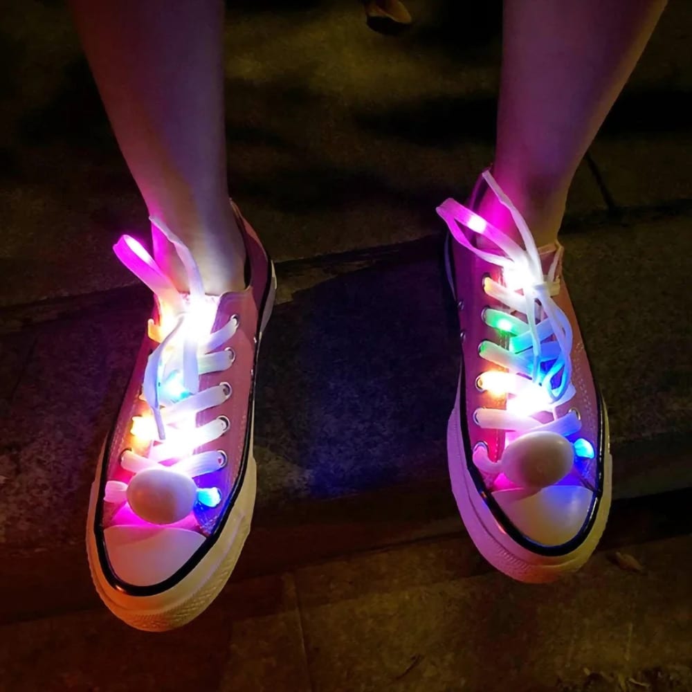 Kengännauhat LED-valolla - RGB