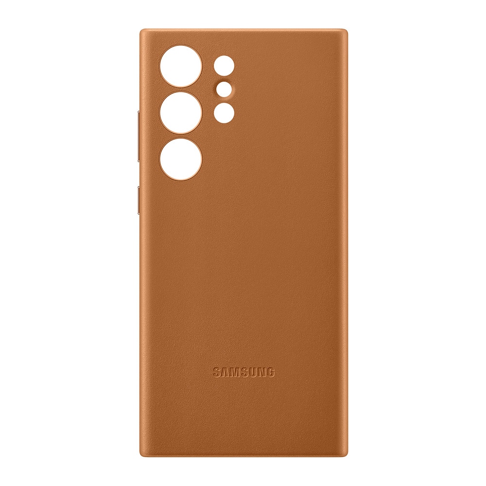 Samsung  Leather Case Galaxy S23 Ultra:lle - Camel