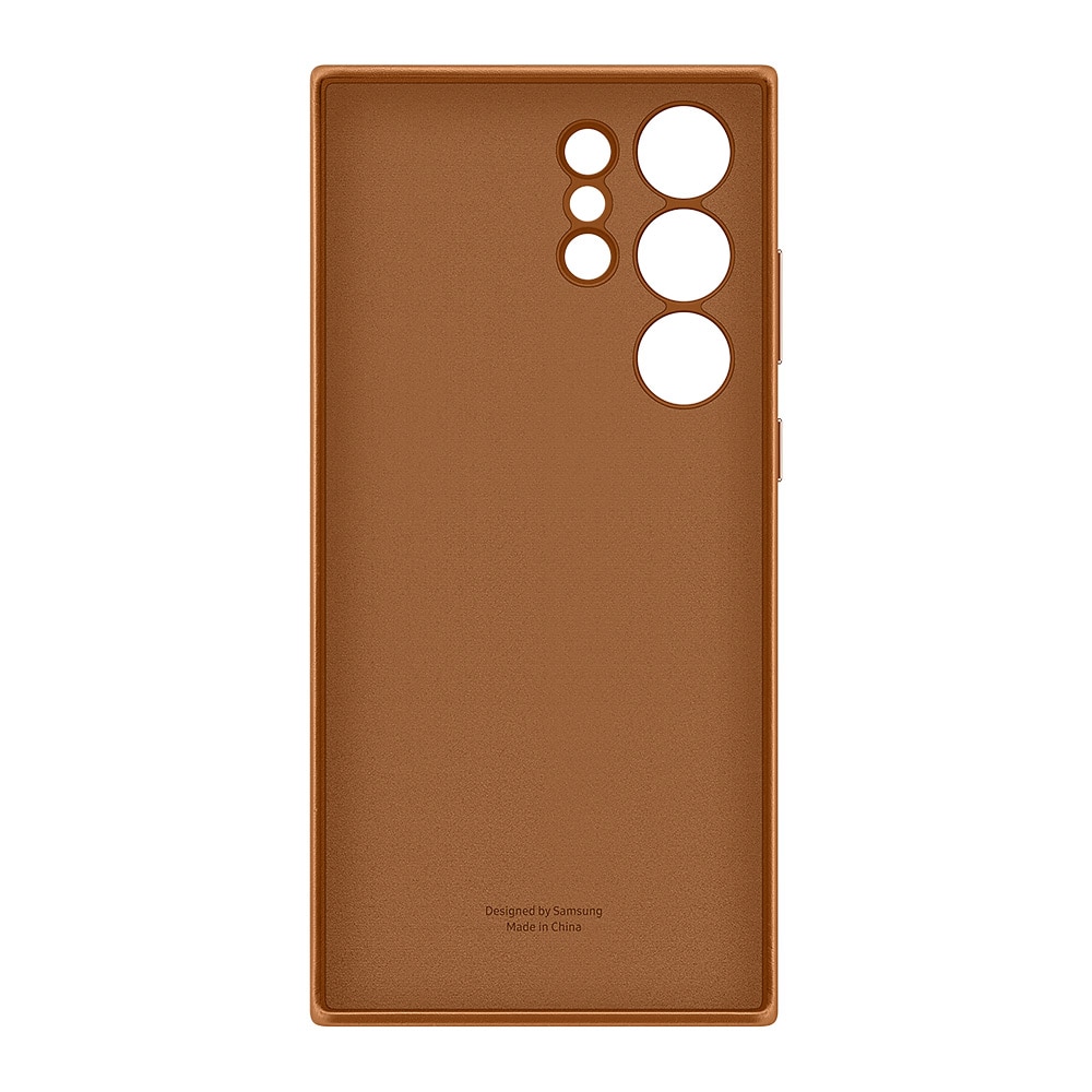 Samsung  Leather Case Galaxy S23 Ultra:lle - Camel