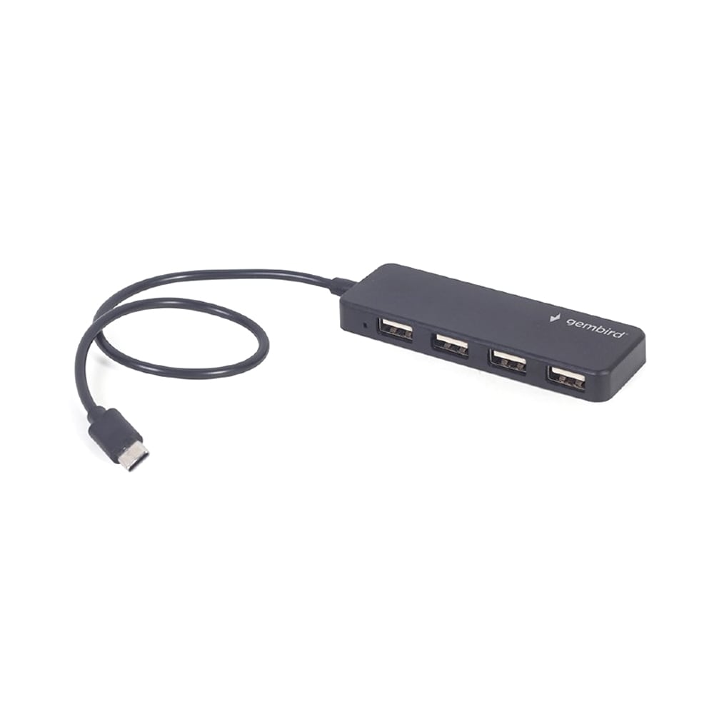 4-porttinen USB 2.0 -hubi USB-C-liitännällä – yhteensopiva OTG-laitteiden kanssa