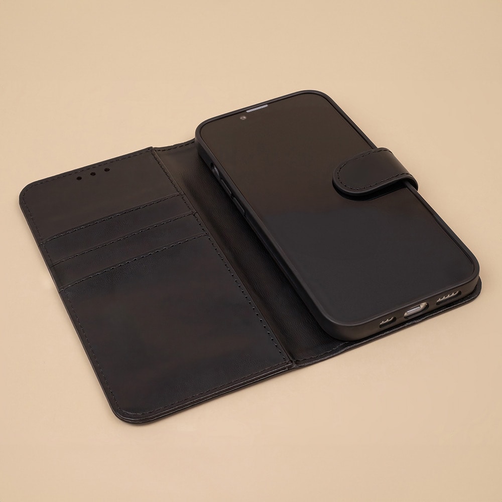 Läppäkotelo jalustalla Xiaomi Redmi Note 12 4G:lle - musta
