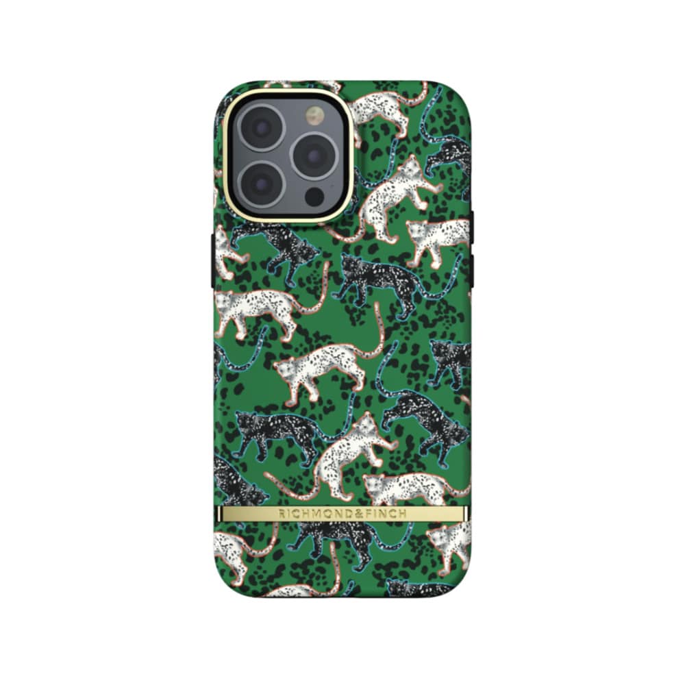 Richmond & Finch Freedom kotelo iPhone 13 Pro Max - vihreä leopardi - vihreä leopardi