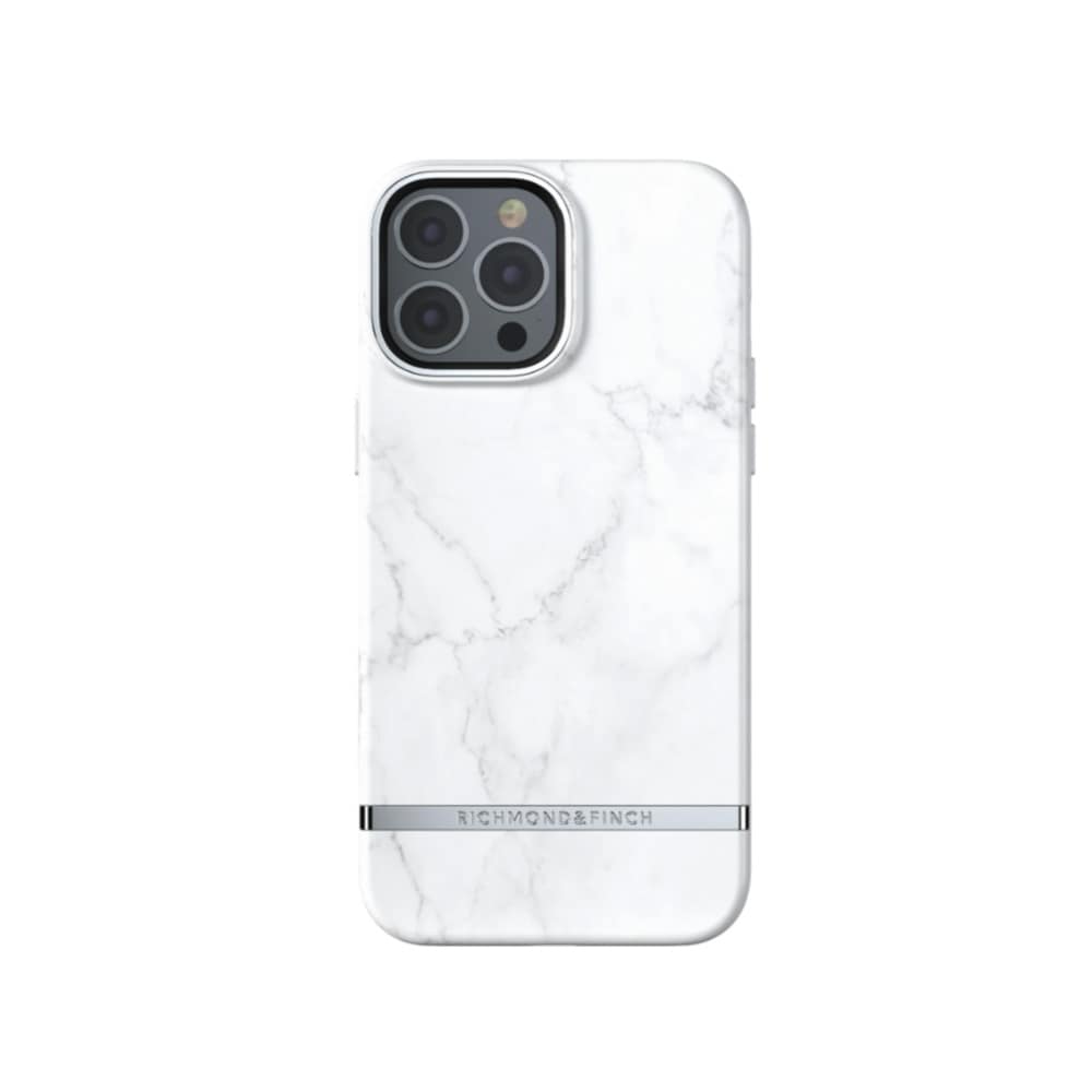 Richmond & Finch Freedom kotelo iPhone 13 Pro Max - Valkoinen marmori - valkoinen marmori