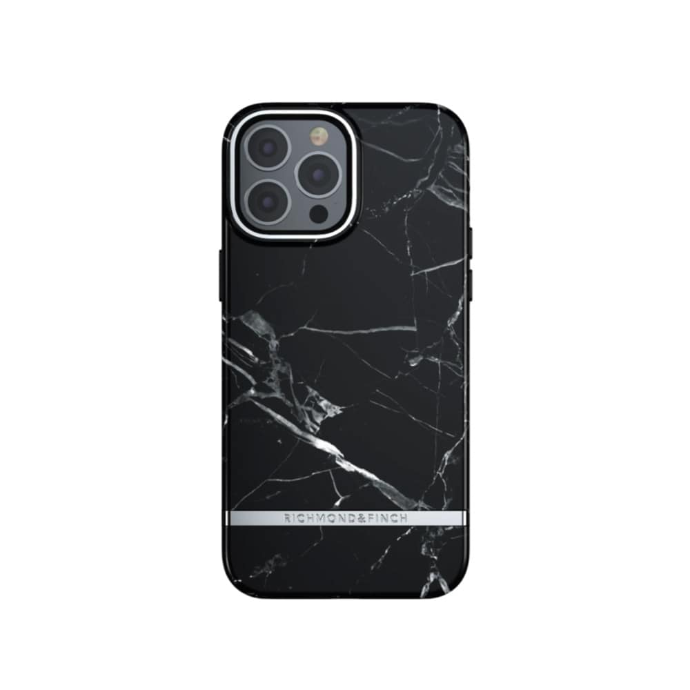 Richmond & Finch Freedom kotelo iPhone 13 Pro Max - musta marmori - musta marmori