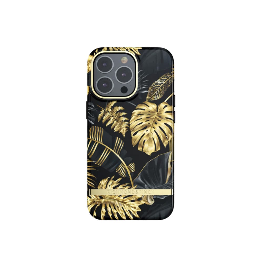Richmond & Finch Freedom kotelo iPhone 13 Pro - Golden Jungle - kultainen viidakko
