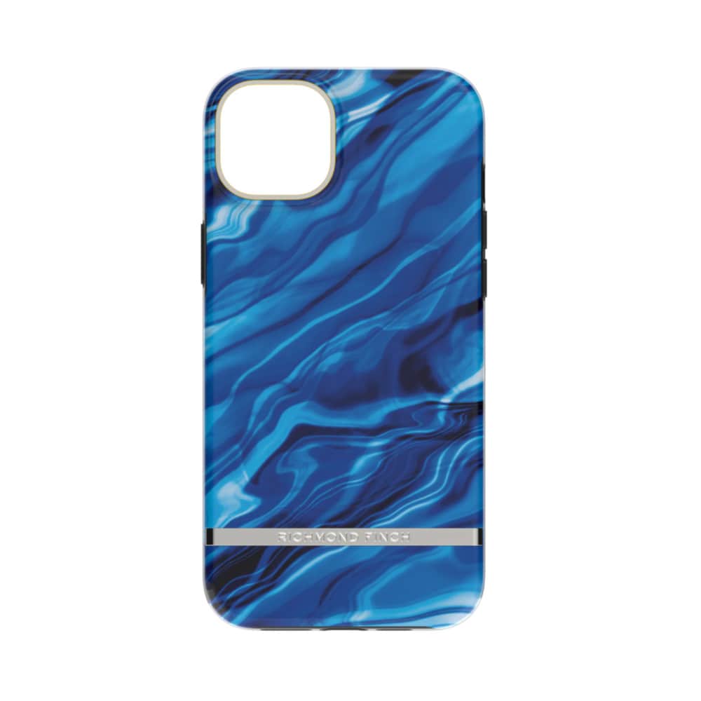 Richmond & Finch takakuori iPhone 14 Plus -puhelimelle - Siniset aallot