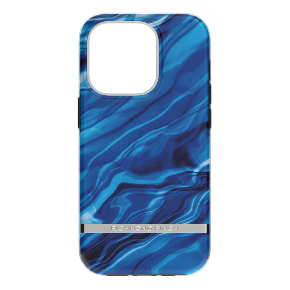 Richmond & Finch takakuori iPhone 14 Pro:lle - Blue Waves - Siniset aallot