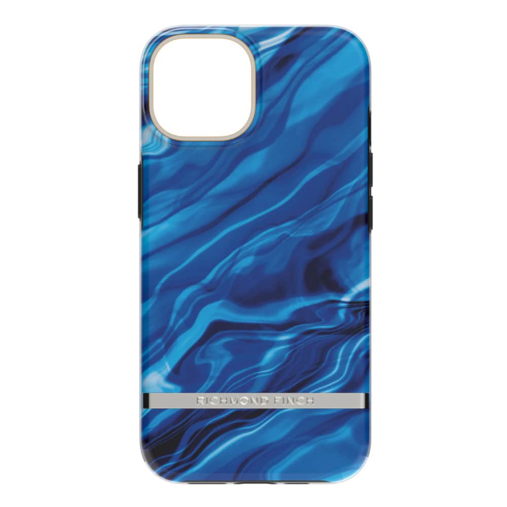 Richmond & Finch takakuori iPhone 14:lle - Siniset aallot