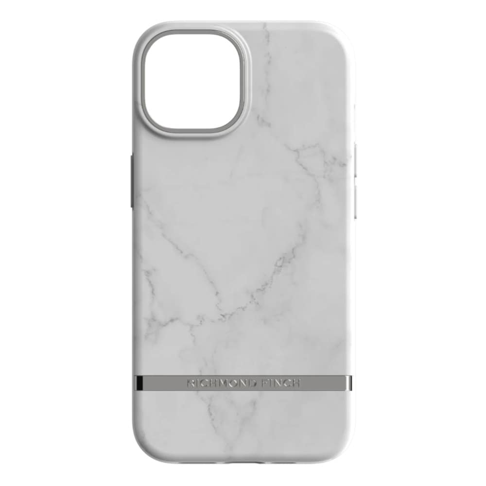 Richmond & Finch takakuori iPhone 14:lle - Valkoinen marmori