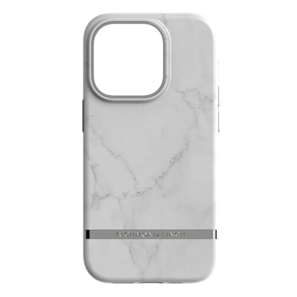 Richmond & Finch takakuori iPhone 14 Pro:lle - Valkoinen marmori