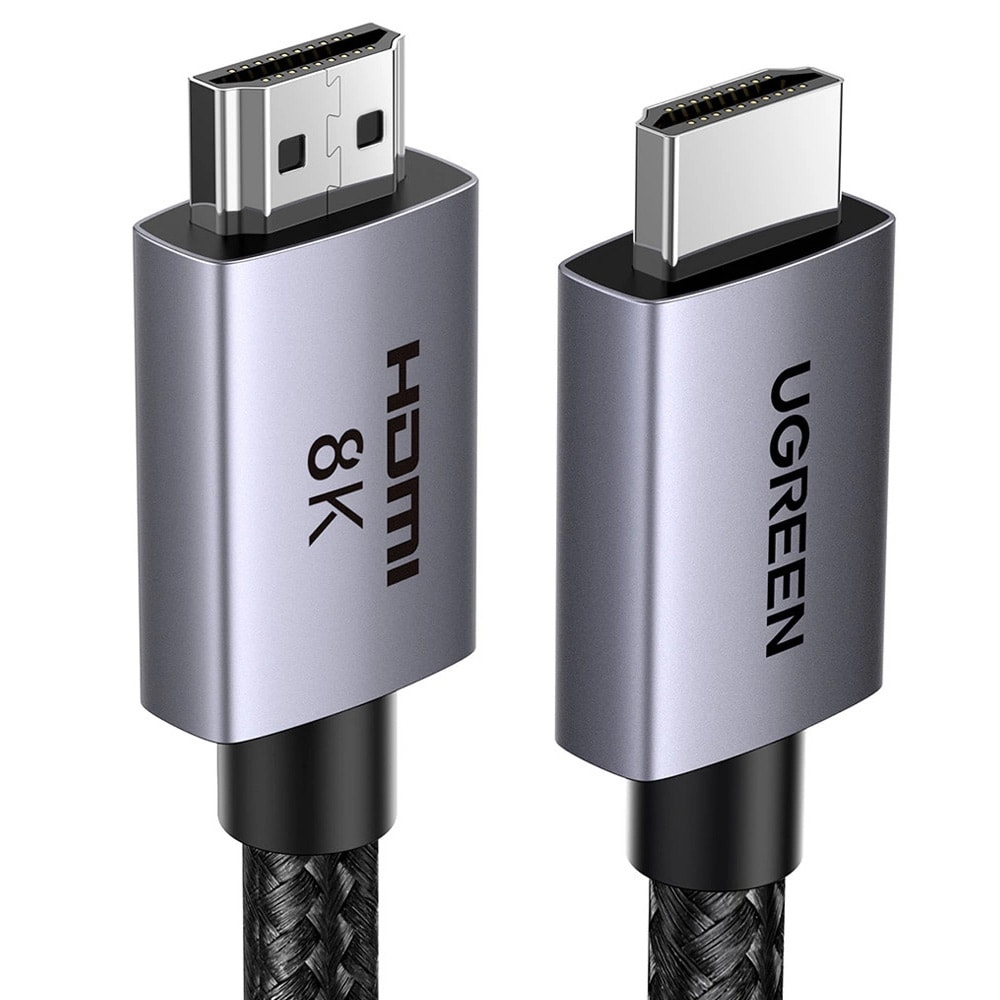 Ugreen HDMI-kaapeli 2.1 8K 1m - harmaa - harmaa