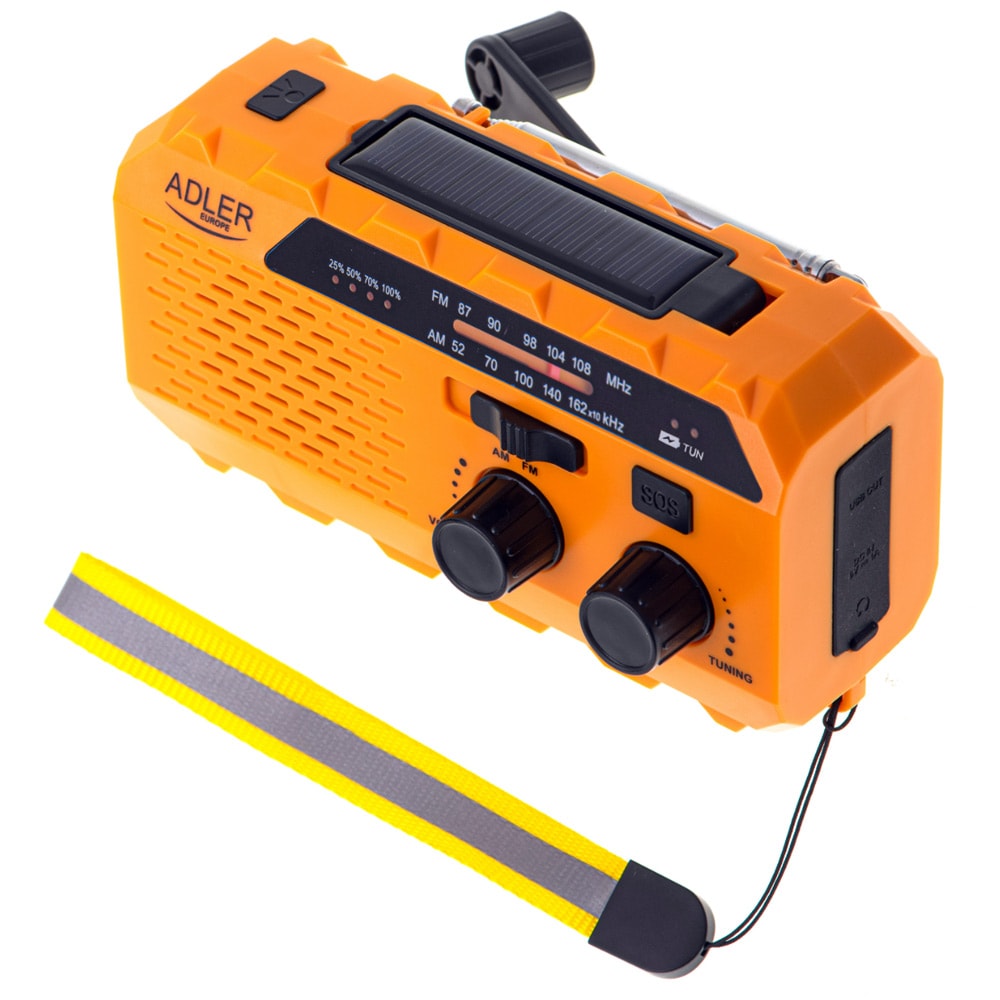 Adlerin kampiradio, jossa on aurinkolataus