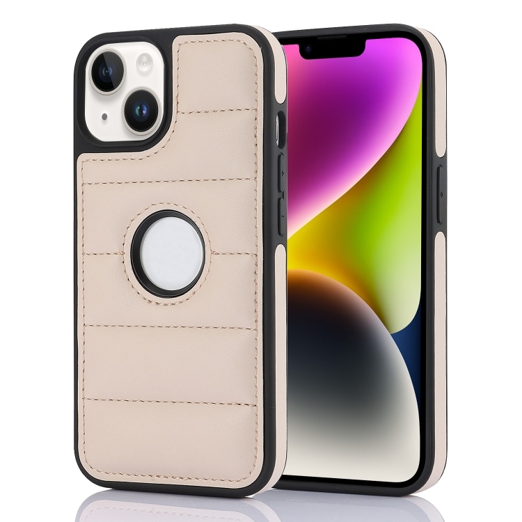 Takakuori iPhone 14 Plus - Musta/Apricot -puhelimelle