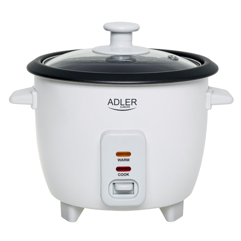 Adler AD 6418 riisinkeitin 0,6 l – kompakti riisinkeitin lämpimänäpidolla