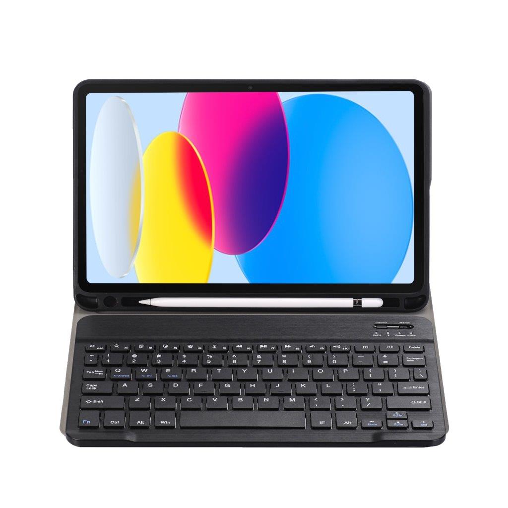 Näppäimistökotelo jalustalla iPad 10-Gen 10.9 2022 - Musta
