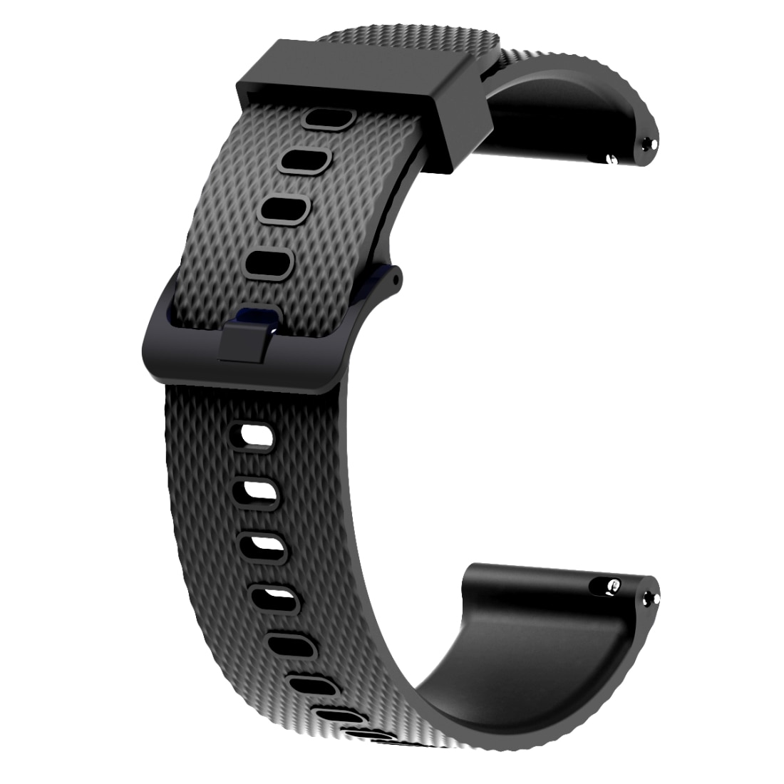 Silikoniranneke Garmin Vivoactive 3:lle 20mm - musta