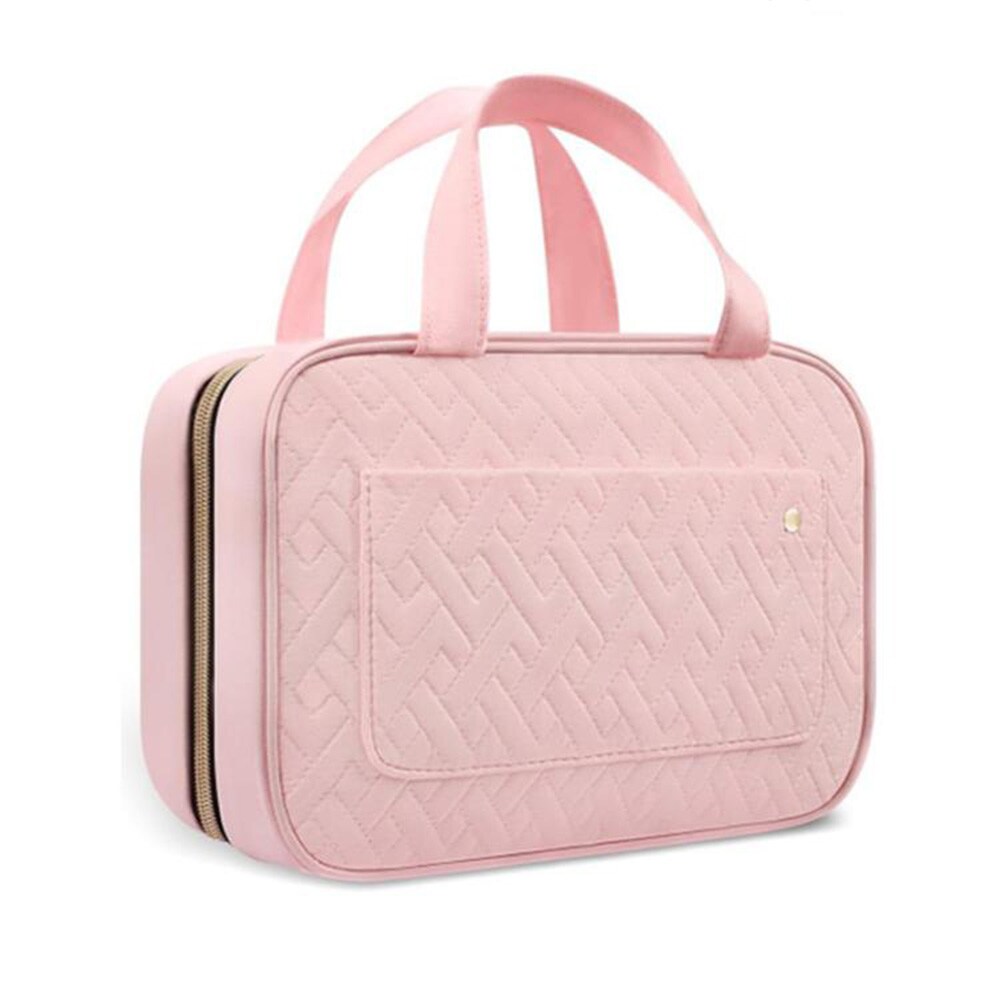 Suurikokoinen matkameikkilaukku - vaaleanpunainen