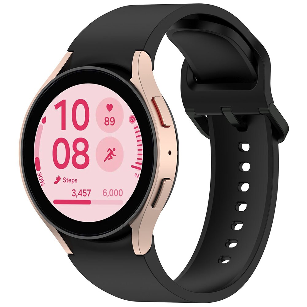 Silikoniranneke Samsung Galaxy Watch 6:lle - musta