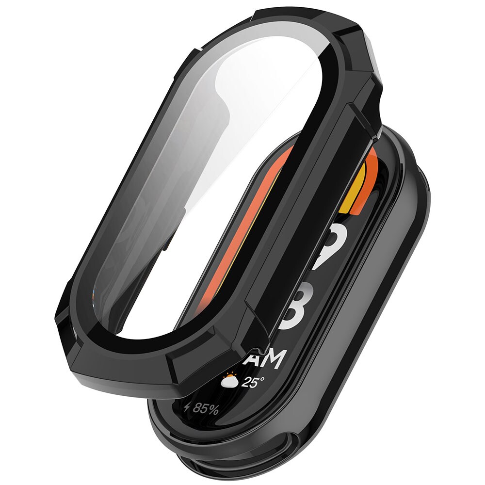 Suojakotelo näytönsuojalla Huawei Band 8 / 8 NFC - Musta