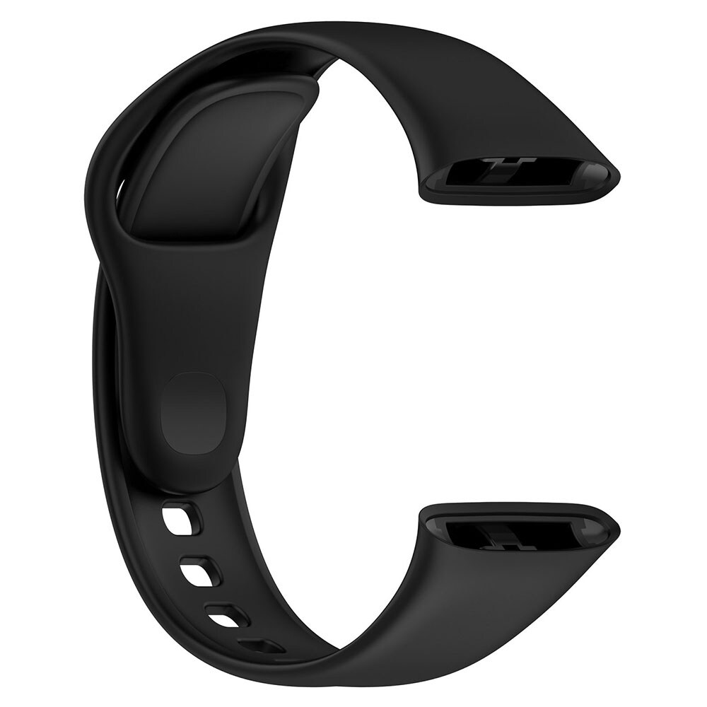 Silikoniranneke Xiaomi Redmi Watch 3:lle - musta