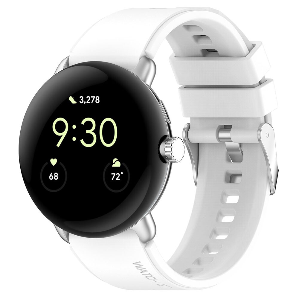 Silikoniranneke Google Pixel Watch 1 / 2 - Valkoinen