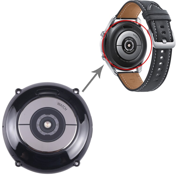 Takakuori, jossa on sykemittari ja latausmoduuli Samsung Galaxy Watch 3 41mm:lle