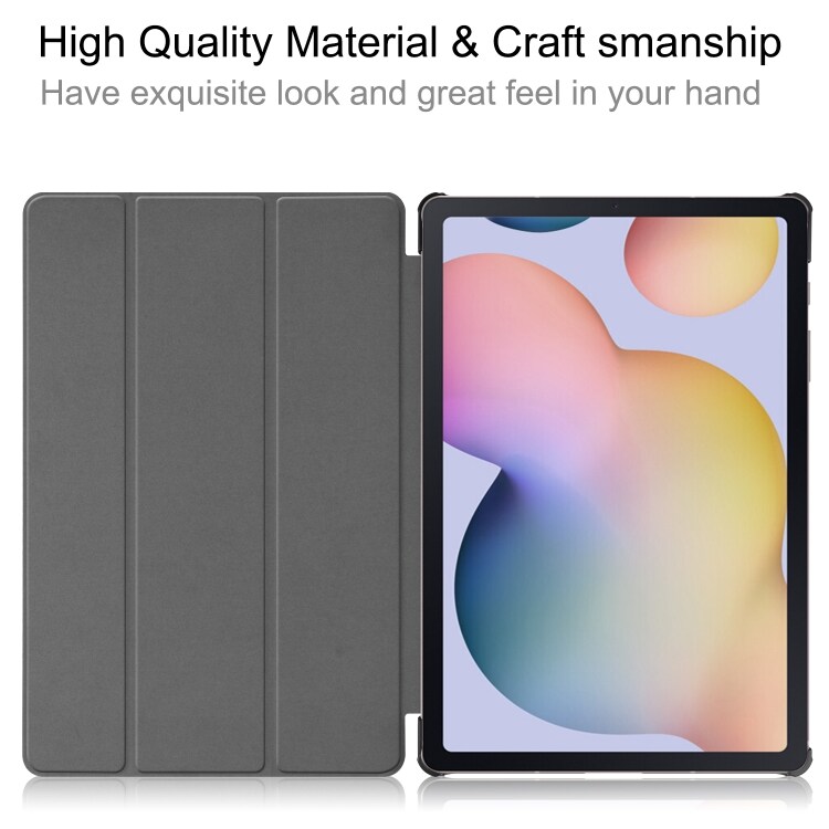 Kolmiosainen kotelo jalustalla Samsung Galaxy Tab S8+ / Tab S8 Plus / Tab S7 FE / Tab S7+:lle