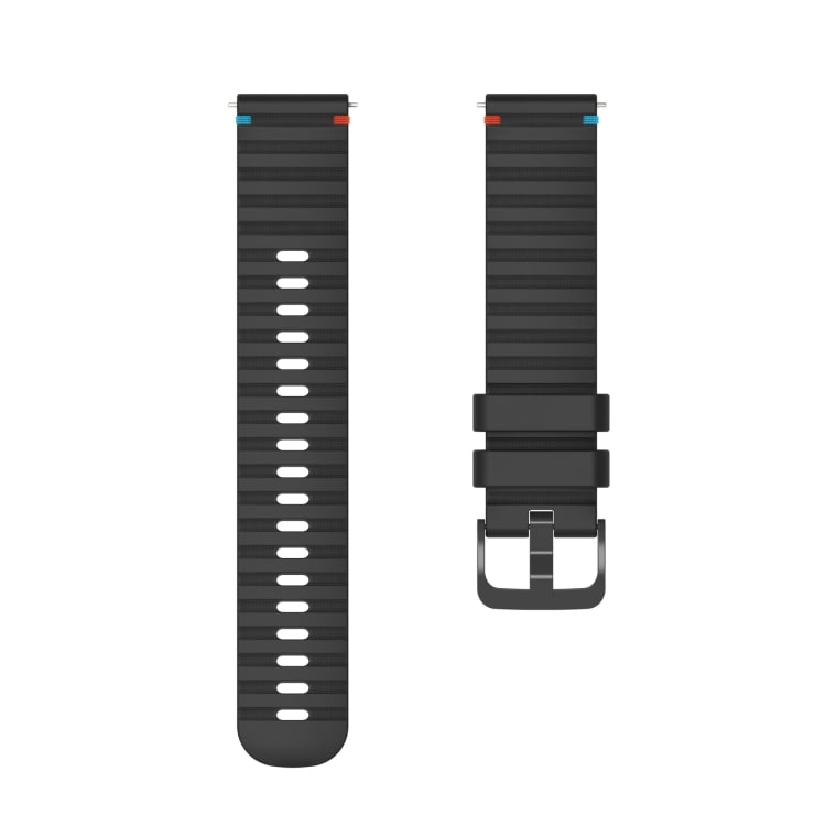 Silikoniranneke Samsung Galaxy Gear S3 Frontier - musta