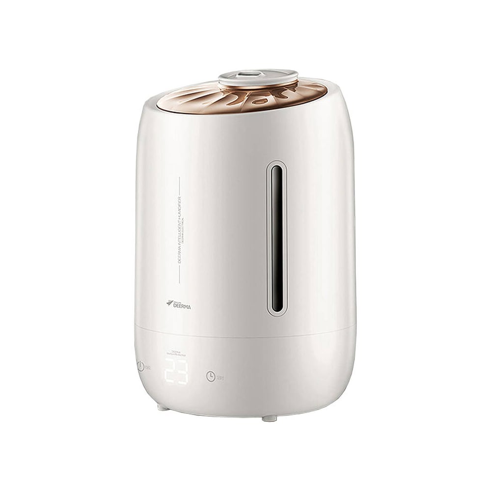 Deerma F600 ultraäänikostutin, jossa on 5 litran säiliö ja kosketuspaneeli