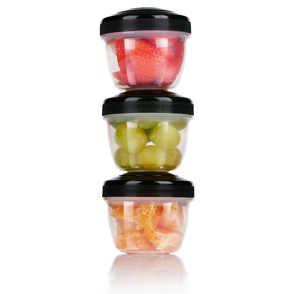 Kannelliset säilytyspurkit 3-pack - 130 ml