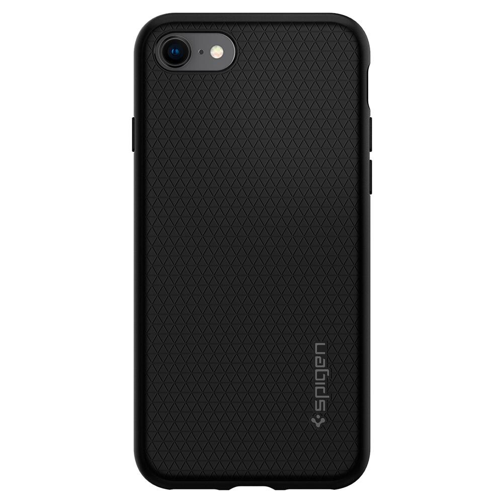 Spigen Liquid Air kotelo iPhone 7 / 8 / SE 2020 / SE 2022 - musta