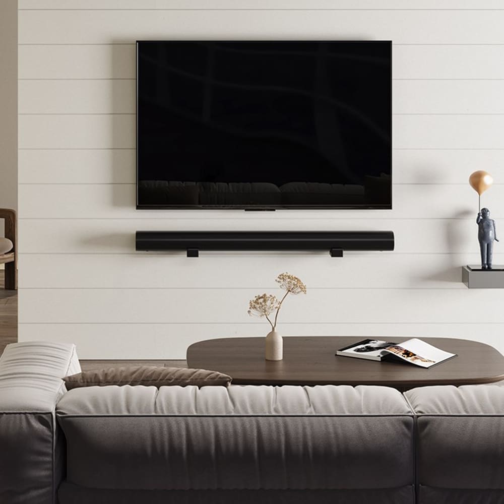 Goobay Seinäteline Soundbarille 90-154 mm leveydelle - Musta