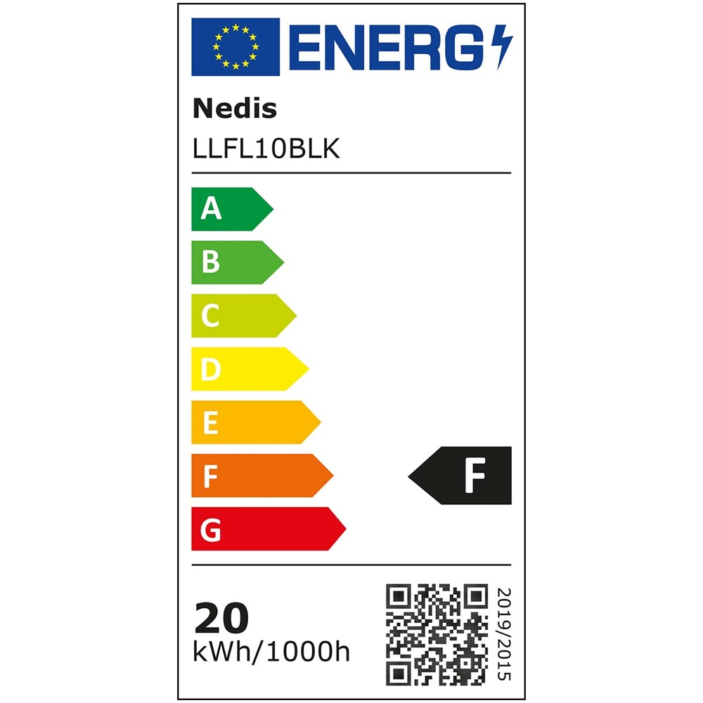 Nedis LED-valonheitin 4000K, 1620 lumenia, IP65, energiatehokas 20W