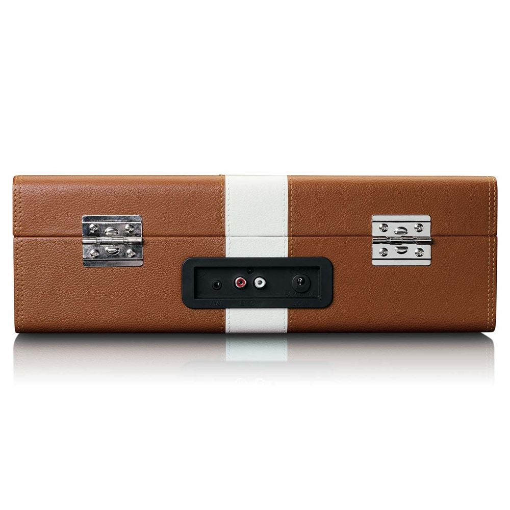Lenco TT-120 kannettava levysoitin retro matkalaukku Bluetooth ja sisäänrakennettu akku