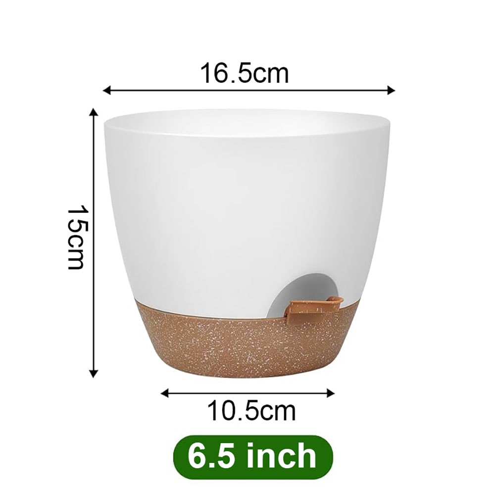 Itsestään kastuva kukkaruukku 16,5cm