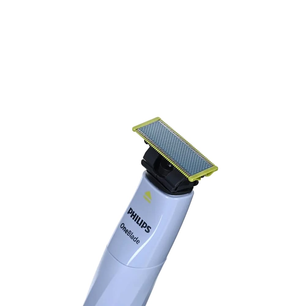Philips OneBlade First Shave QP1324/20, jossa on kaksipuolinen terä