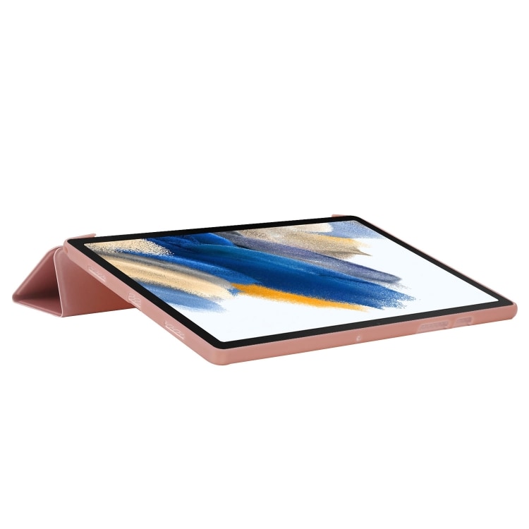 Trifold-kotelo Samsung Galaxy Tab A8 10.5" 2021 - ruusukultainen