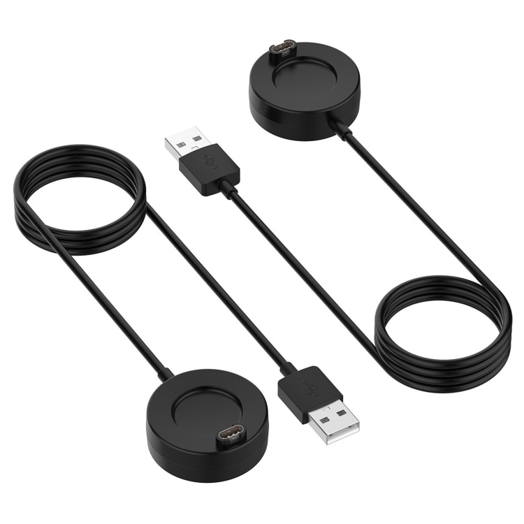 Latausteline garmin fenix 8:lle, jossa on usb-levyjalusta ja 1 metrin kaapeli