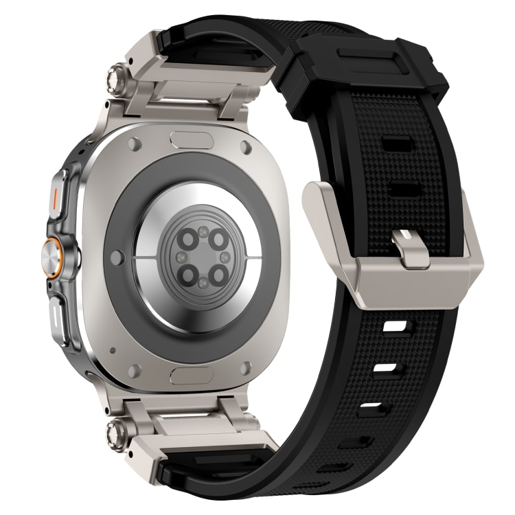 Silikoniranneke Samsung Galaxy Watch Ultra 47mm:lle pikalukituksella - Svart