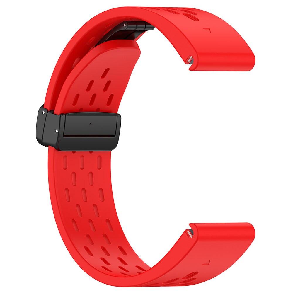 Silikoniranneke Garmin Fenix 5 / 6 / 7 / 8 22mm - punainen